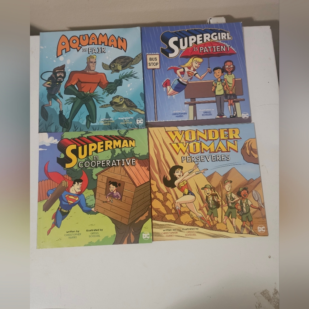 DC Young Readers Books Set of 4